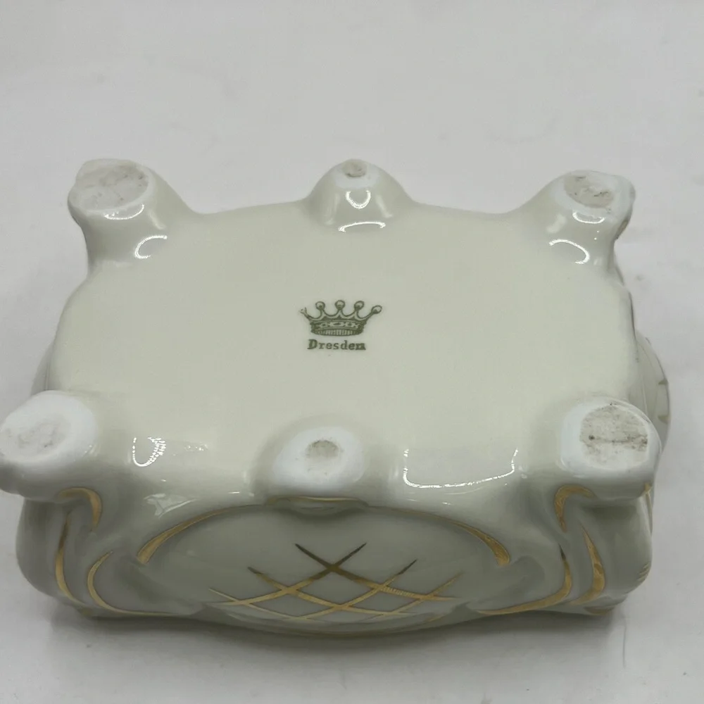 Dresden Porcelain Trinket Box
